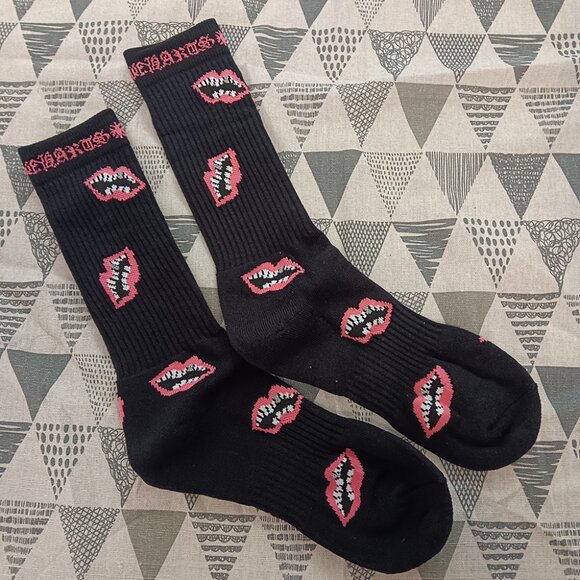 Chrome Hearts Flaming Lips Basketball Socks - Picture 3 of 5